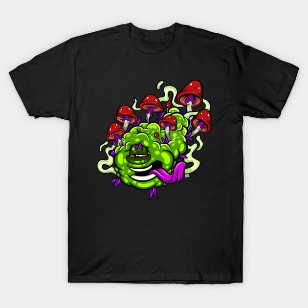 buds and mushrooms T-Shirt by Behold Design Supply